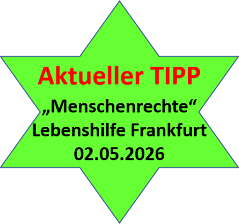 Ankündigungsstern-Menschenrechte LEbenshilfe