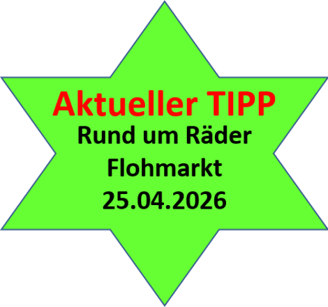 Ankündigungsstern-Rund um Räder