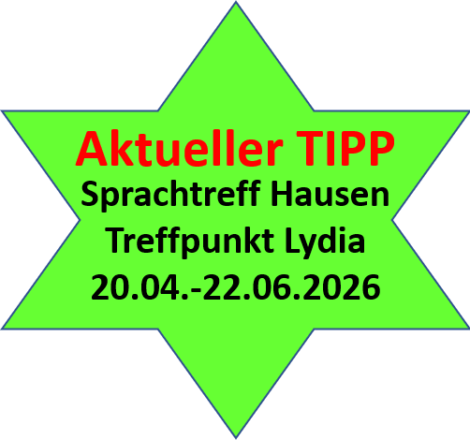 Ankündigungsstern-Sprachtreff Hausen