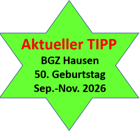 Ankündigungsstern-BGZ Hausen 50 Geburtstag 2026