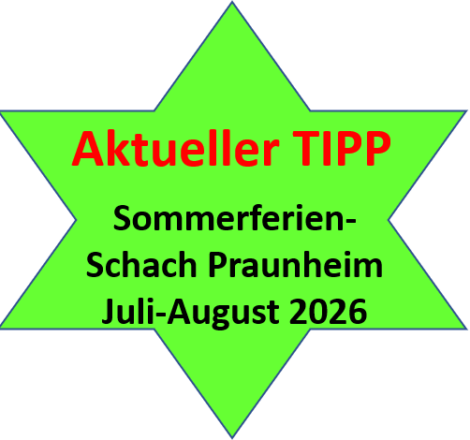 Ankündigungsstern-Sommerferien Schach Praunheim 2026