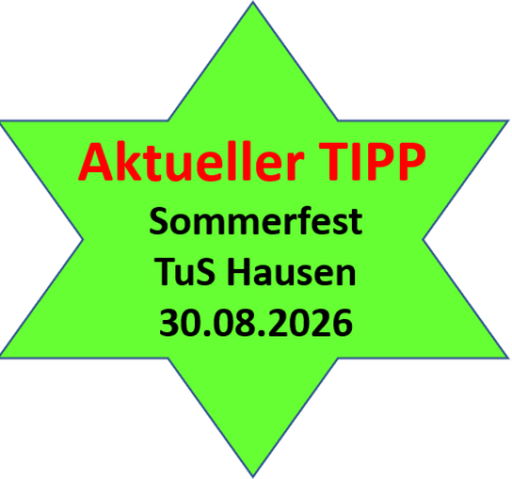 Ankündigungsstern-Tus Hausen Sommerfest 2026