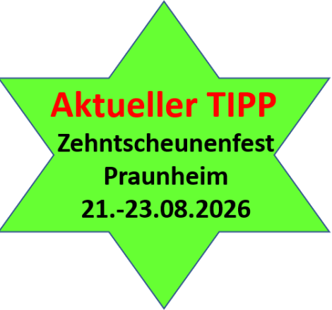Ankündigungsstern-Zehntscheunenfest Praunheim 2026