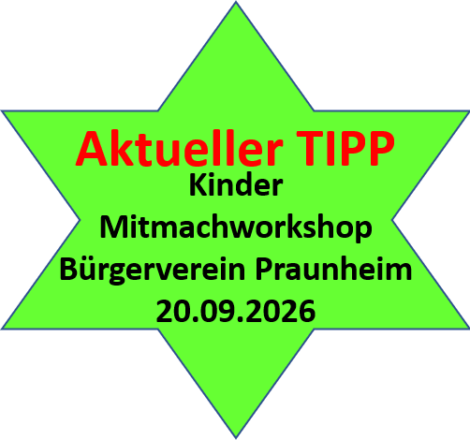 Ankündigungsstern-Mitmachworkshop Kinder 2026